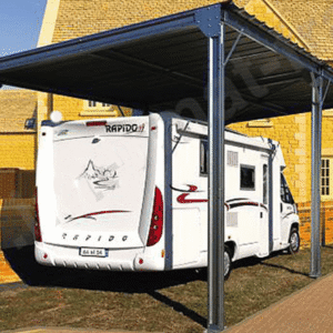 Abri per Camper in Metallo 32 m² – Protezione Ottimale per il tuo Veicolo